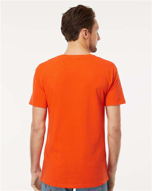 M&O 4800 Men's Gold Soft Touch T-Shirt - Back view