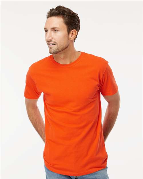 M&O 4800 Men's Gold Soft Touch T-Shirt - Front view