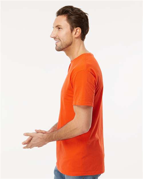M&O 4800 Men's Gold Soft Touch T-Shirt - Side view
