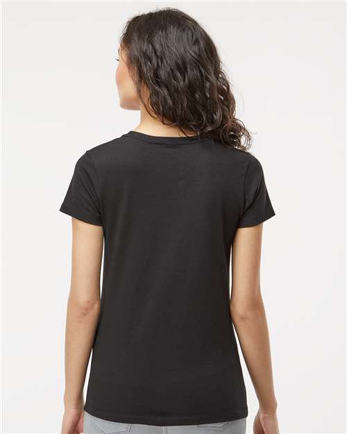 M&O 4810 Women's Gold Soft Touch T-Shirt - Back view