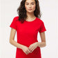 M&O 4810 Women's Gold Soft Touch T-Shirt - Front view