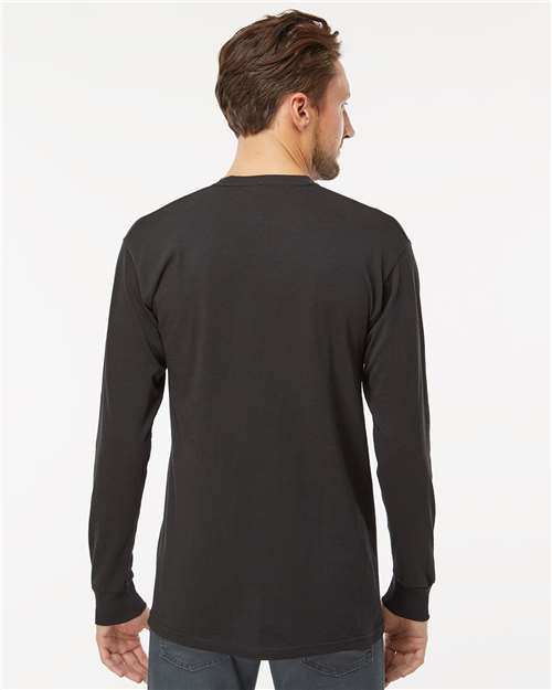 M&O 4820 Men's B-Tech Cotton-Feel T-Shirt - Back view