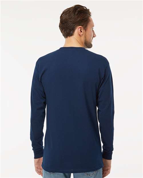 M&O 4820 Men's B-Tech Cotton-Feel T-Shirt - Back view