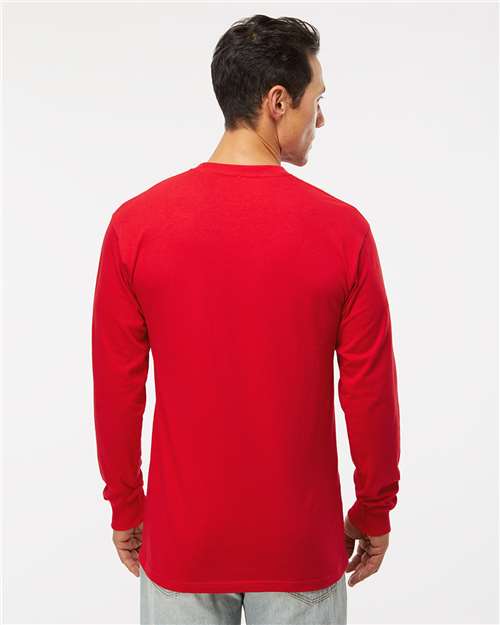M&O 4820 Men's B-Tech Cotton-Feel T-Shirt - Back view