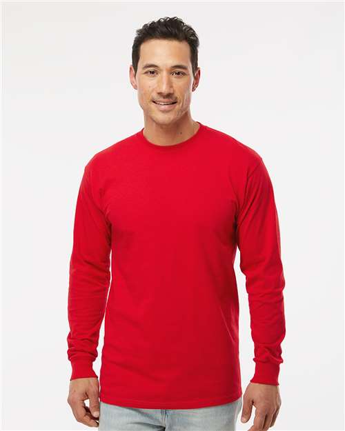 M&O 4820 Men's B-Tech Cotton-Feel T-Shirt - Front view