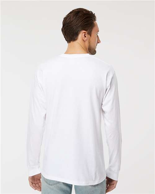 M&O 4820 Men's B-Tech Cotton-Feel T-Shirt - Back view
