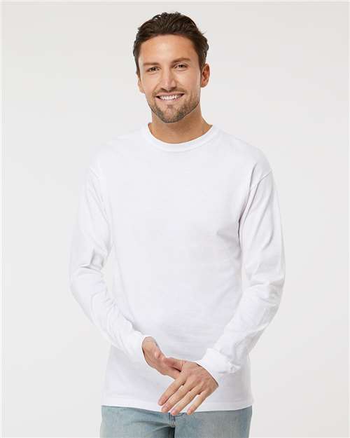 M&O 4820 Men's B-Tech Cotton-Feel T-Shirt - Front view