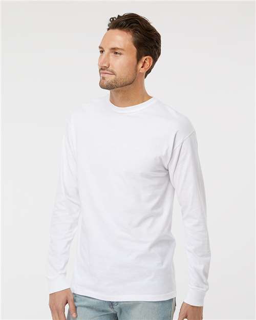 M&O 4820 Men's B-Tech Cotton-Feel T-Shirt - Side view