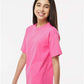 M&O 4850 Youth Gold Soft Touch T-Shirt - Side view