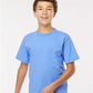 M&O 4850 Youth Gold Soft Touch T-Shirt - Front view