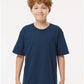 M&O 4850 Youth Gold Soft Touch T-Shirt - Front view