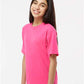 M&O 4850 Youth Gold Soft Touch T-Shirt - Side view