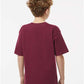 M&O 4850 Youth Gold Soft Touch T-Shirt - Back view