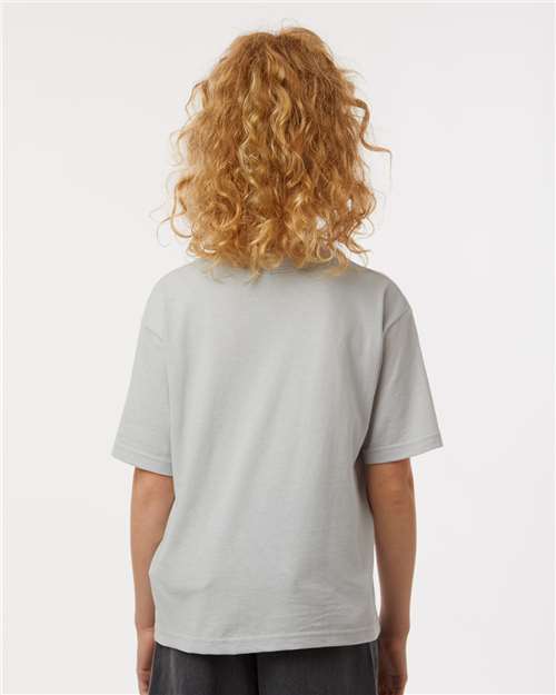 M&O 4850 Youth Gold Soft Touch T-Shirt - Back view