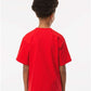 M&O 4850 Youth Gold Soft Touch T-Shirt - Back view