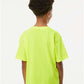 M&O 4850 Youth Gold Soft Touch T-Shirt - Back view