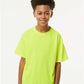 M&O 4850 Youth Gold Soft Touch T-Shirt - Front view