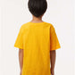 M&O 4850 Youth Gold Soft Touch T-Shirt - Back view