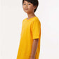 M&O 4850 Youth Gold Soft Touch T-Shirt - Side view