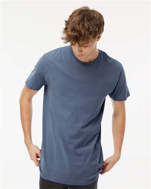 M&O 6500M Unisex Vintage Garment-Dyed T-Shirt - Front view