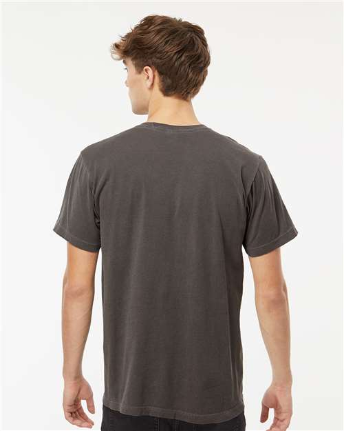 M&O 6500M Unisex Vintage Garment-Dyed T-Shirt - Back view