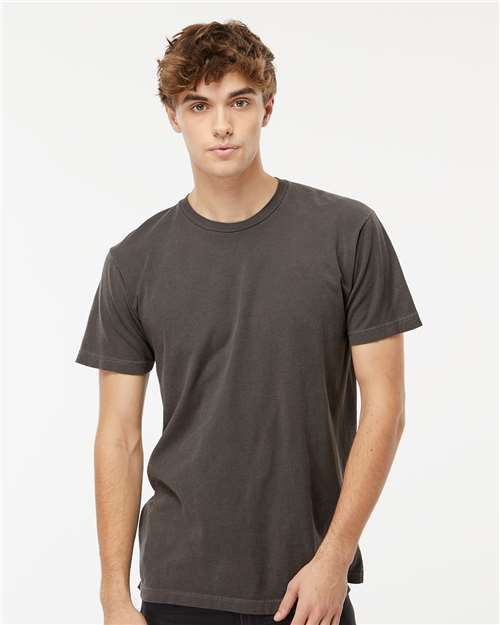 M&O 6500M Unisex Vintage Garment-Dyed T-Shirt - Front view