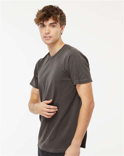 M&O 6500M Unisex Vintage Garment-Dyed T-Shirt - Side view