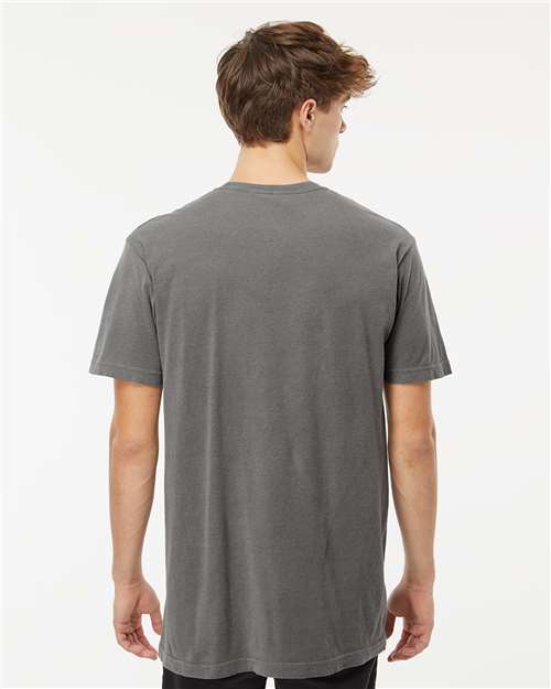 M&O 6500M Unisex Vintage Garment-Dyed T-Shirt - Back view