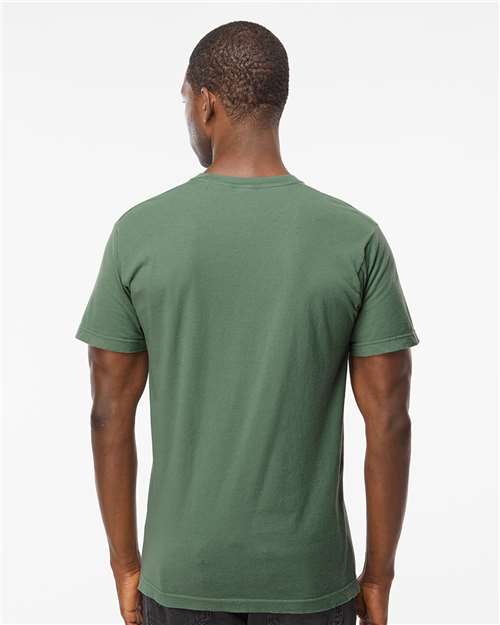 M&O 6500M Unisex Vintage Garment-Dyed T-Shirt - Back view