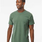 M&O 6500M Unisex Vintage Garment-Dyed T-Shirt - Front view