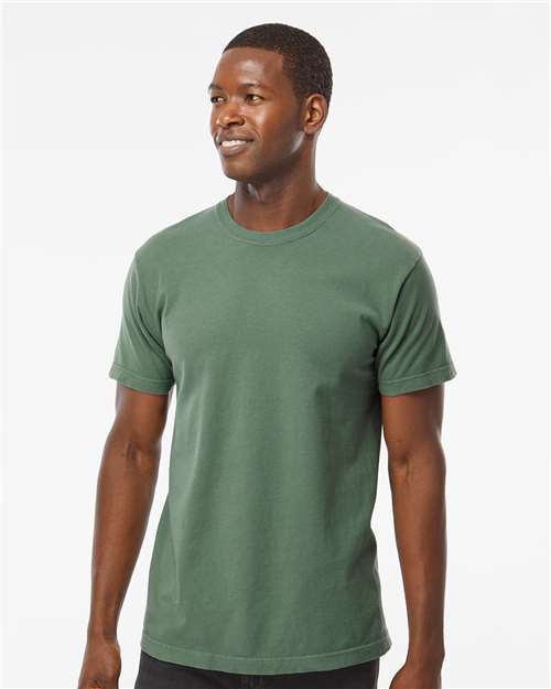 M&O 6500M Unisex Vintage Garment-Dyed T-Shirt - Front view