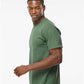 M&O 6500M Unisex Vintage Garment-Dyed T-Shirt - Side view