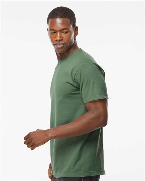 M&O 6500M Unisex Vintage Garment-Dyed T-Shirt - Side view