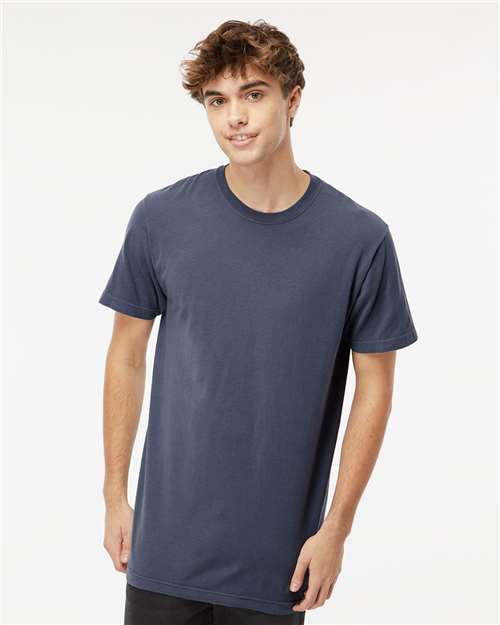 M&O 6500M Unisex Vintage Garment-Dyed T-Shirt - Front view