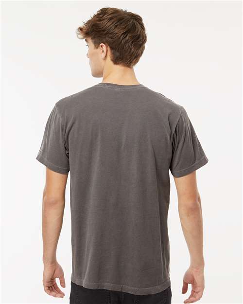 M&O 6500M Unisex Vintage Garment-Dyed T-Shirt - Back view