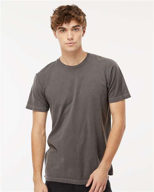 M&O 6500M Unisex Vintage Garment-Dyed T-Shirt - Front view