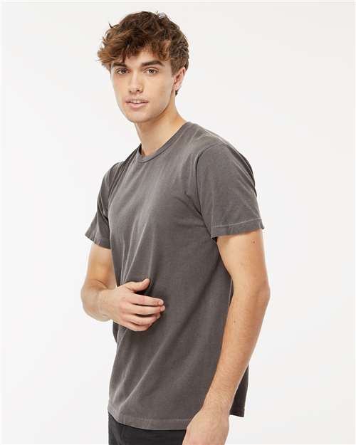 M&O 6500M Unisex Vintage Garment-Dyed T-Shirt - Side view