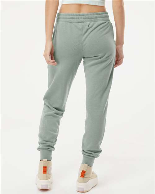 Independent Trading Co. PRM20PNT Women's California Wave Wash Sweatpants - Back view