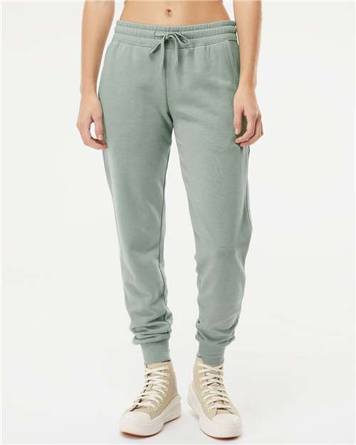 Independent Trading Co. PRM20PNT Women's California Wave Wash Sweatpants - Front view
