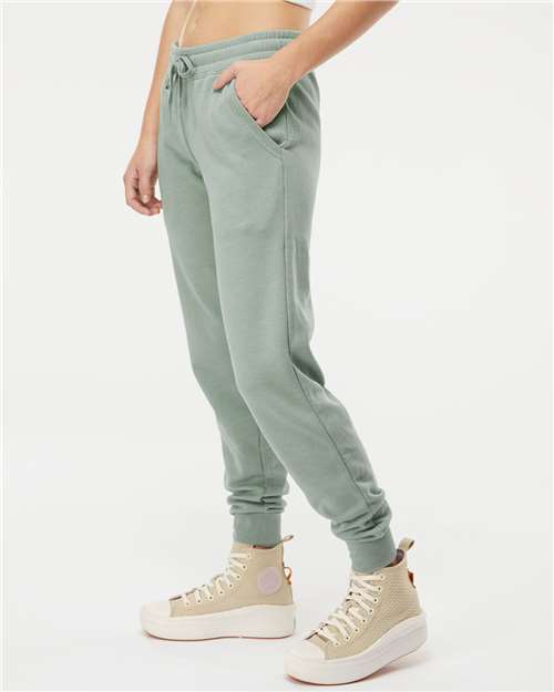 Independent Trading Co. PRM20PNT Women's California Wave Wash Sweatpants - Side view