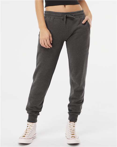Independent Trading Co. PRM20PNT Women's California Wave Wash Sweatpants - Front view