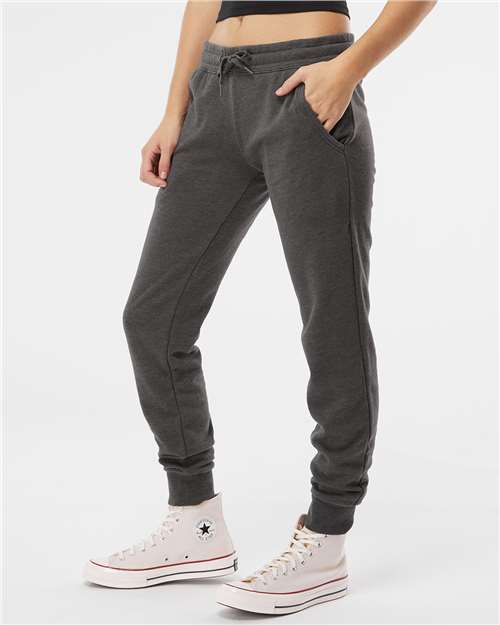 Independent Trading Co. PRM20PNT Women's California Wave Wash Sweatpants - Side view