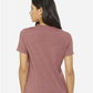 BELLA  CANVAS 6400CVC Women?s Relaxed Fit Heather CVC Tee - Back view