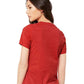 BELLA  CANVAS 6400CVC Women?s Relaxed Fit Heather CVC Tee - Back view