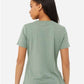 BELLA  CANVAS 6400CVC Women?s Relaxed Fit Heather CVC Tee - Back view