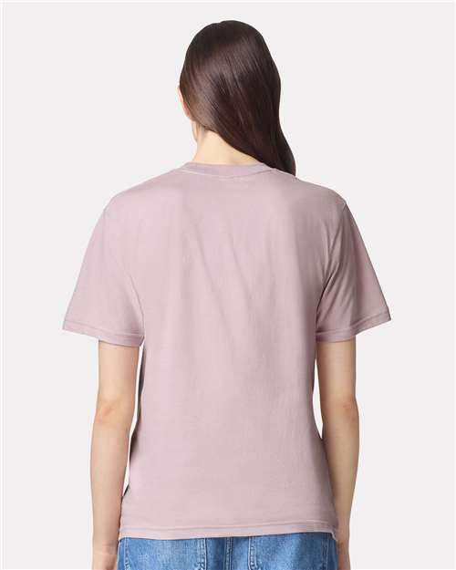American Apparel 2001 Unisex Fine Jersey Tee - Back view