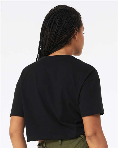 BELLA  CANVAS 6482 Women's Jersey Crop Tee - Back view