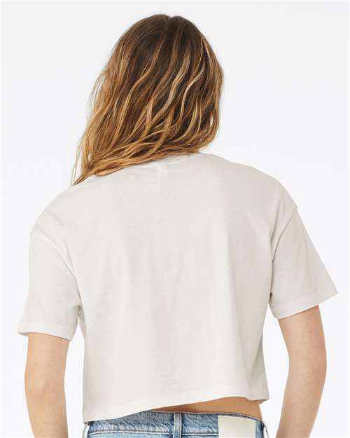 BELLA  CANVAS 6482 Women's Jersey Crop Tee - Back view