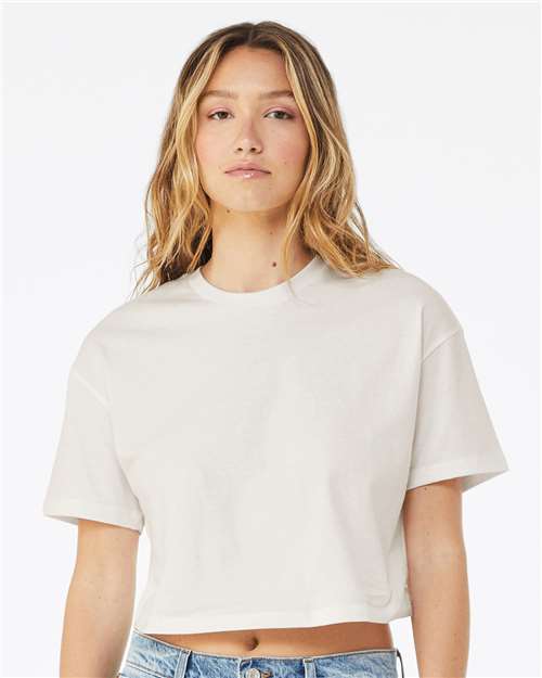 BELLA  CANVAS 6482 Women's Jersey Crop Tee - Front view