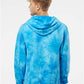 Independent Trading Co. PRM4500TD Unisex Midweight Tie-Dyed Hooded Sweatshirt - Back view